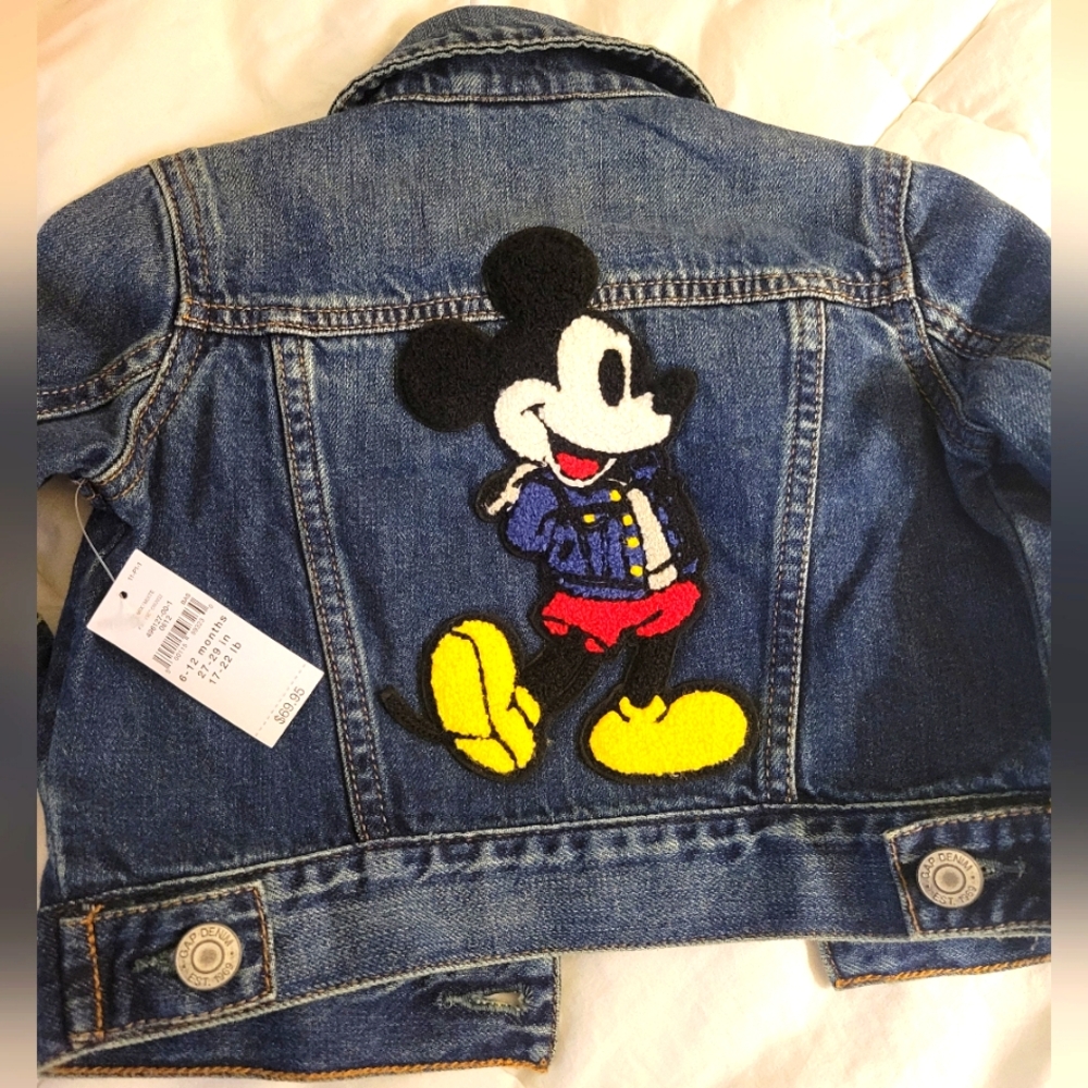 Gap Mickey Mouse Jean Jacket
